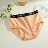 Finetoo 3Pcs Women's Cotton Briefs Women Seamless Plus SizePanties Breathable Underwear Female Low Waist Soft Lingerie S-XXL