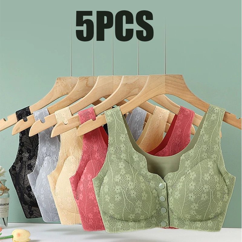 INTIMO SECRETS Women’s Lace Push-Up Bra – Seamless Cordless Active Corset