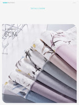 4PCS High Waist Women's Panties Breathable Cotton Panty Lovely Print Ladies Underwear Plus Size Female Lingerie Girls Briefs