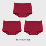 INTIMO SECRETS 3PCS Women’s Cotton Boxer Panties – Plus Size Lingerie