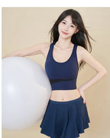 INTIMO SECRETS Women’s High-Impact Sports Bra – Large Size Wire-Free Yoga & Running Top