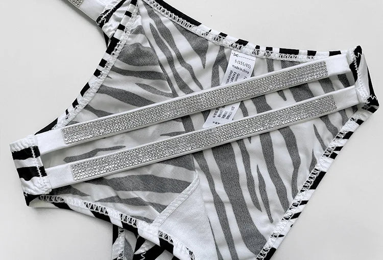 INTIMO SECRETS Rhinestone Thongs – Sexy Low-Waist G-String Underwear for Women S-XL