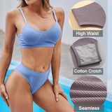 INTIMO SECRETS 2PCS Sexy Thongs – Seamless G-String Underwear for Women