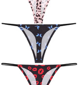 INTIMO SECRETS 7-Pack Seamless Low-Waist Thong Panties for Women