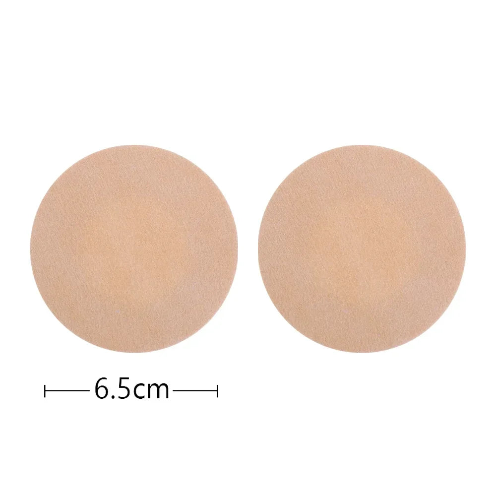 2pcs Silicone Nipple Cover Lift Up Bra Sticker Adhesive Invisible Bra Breast Pasty Women Chest Petals Reusable Strapless Bras