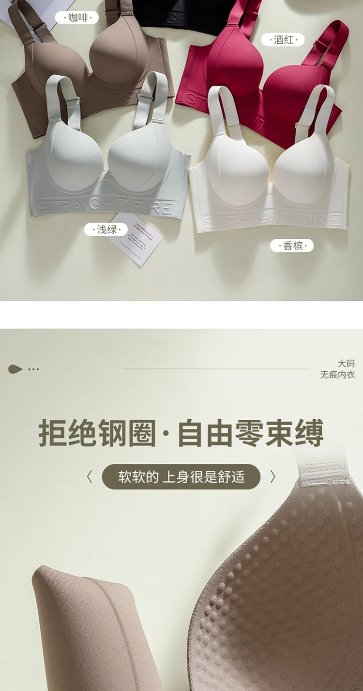 INTIMO SECRETS Adjustable Seamless Plus-Size Bra – Thin Beautiful Back