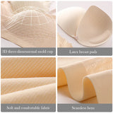 INTIMO SECRETS Women’s Lace Seamless Bra – Small Chest, Non-Slip, No Steel Ring