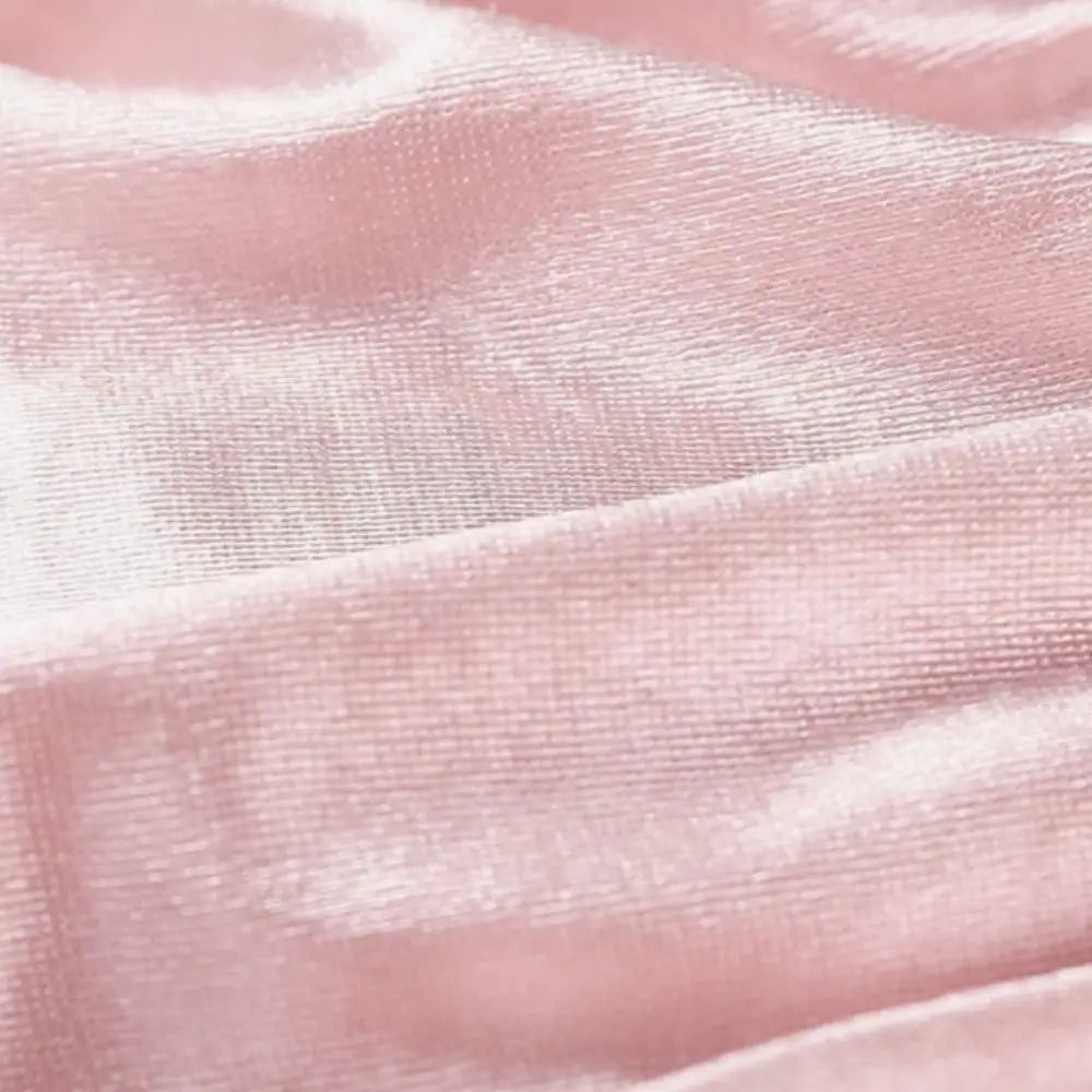 INTIMO SECRETS Pink Satin Silk Ruffle Thong – Sexy Low-Waist G-String for Women