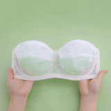 INTIMO SECRETS Women’s Mesh Lace Transparent Bra – Seamless Push-Up Invisible Lingerie for Wedding