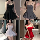 Sexy Lace Patchwork Camisola Lingerie Nighty Wedding Silk Dress Sleep Wear Nightdress Clothes Women's Nightgowns Sexy Nightwear