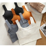 INTIMO SECRETS Women’s Active Cotton Bra – Casual Wire-Free Padded Top for Gym & Fitness