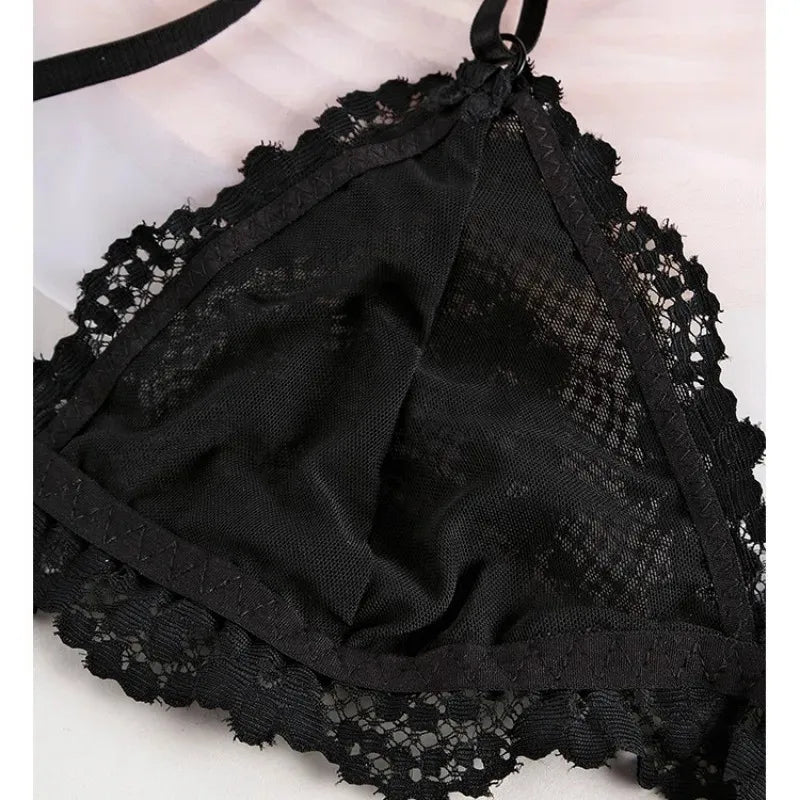 INTIMO SECRETS Women’s Lace Bralette – Thin, Transparent, Sexy Lingerie