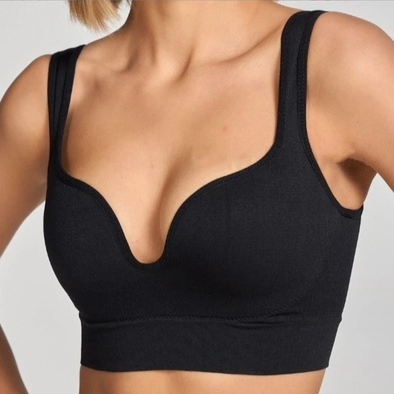 INTIMO SECRETS Women’s Yoga & Fitness Bra – 3D Cup, No Steel Ring