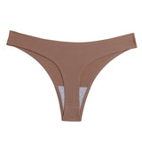 INTIMO SECRETS 3PCS Silk Satin Thongs – Sexy Seamless G-String Underwear for Women