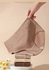 INTIMO SECRETS 4PCS High Waist Cotton Panties – Plus Size Women’s Lingerie 4XL