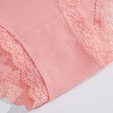 FINETOO 6Pcs Women's Cotton High Waist Panties Underwear Female Large Intimate Lingerie Briefs Woman Underpants Pantys Panties