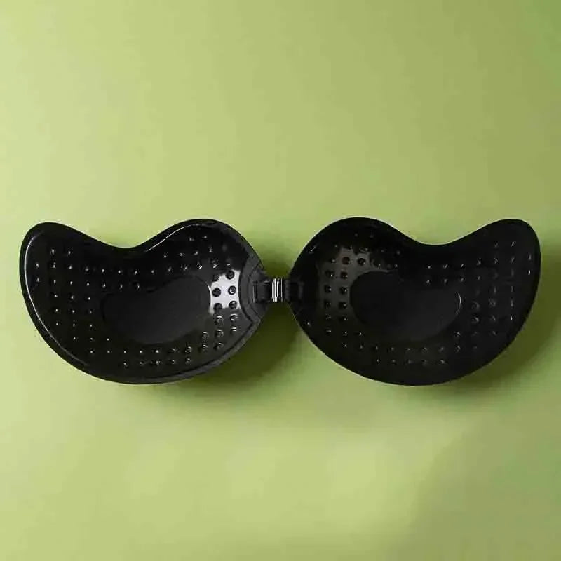 INTIMO SECRETS Mango-Shaped Silicone Nipple Covers – Self-Adhesive Invisible Push-Up Strapless Bra