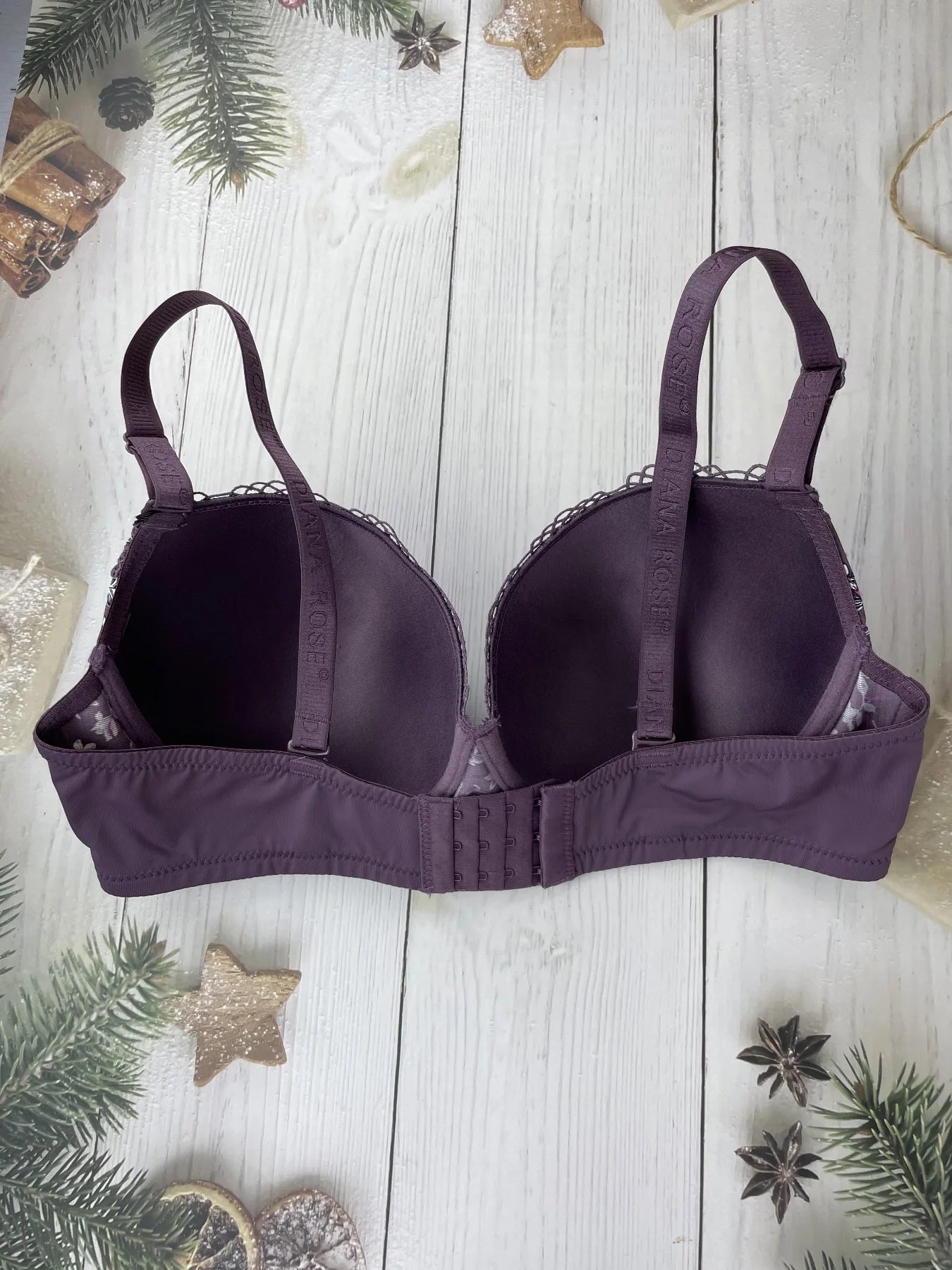 INTIMO SECRETS Diana Rose Underwire Bra – C/D/E Cup, Anti-Sag