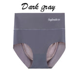 Ice Silk Seamless Briefs for Women High Waist Ultra-thin Sexy Panties Underwear Breathable Invisible Female Lingerie Underpants