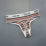 INTIMO SECRETS 3PCS Cotton Thongs – Soft Low-Rise G-String Underwear for Women