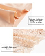 INTIMO SECRETS Lace Silk Panties – Plus Size Women’s Seamless Underwear 4XL