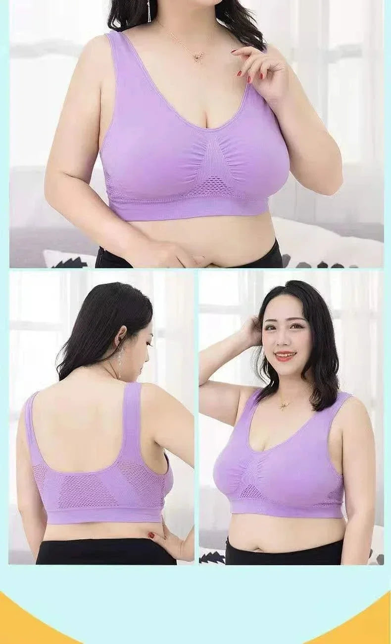 INTIMO SECRETS Women’s Seamless Push-Up Sports Bra – Breathable Active Corset