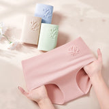 4Pcs High Waist Women Panties Body Shaper Underwear Cotton Sexy Ladies Briefs Slim Panty Breathable Solid Color Ladies Lingerie