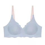 INTIMO SECRETS Women’s No-Trace Wireless Bra – Adjustable Slim Beauty Back