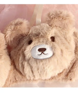 Japanese Cute Girl Plush Underwear Autumn And Winter Japanese Bra Set Without Underwire Warm