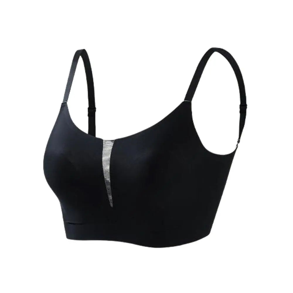 INTIMO SECRETS Leopard Print Wireless Minimizer Bra – Anti-Sag, Large Bust Support