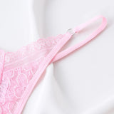 INTIMO SECRETS Women’s Sexy Lace Low-Rise Thong Panties