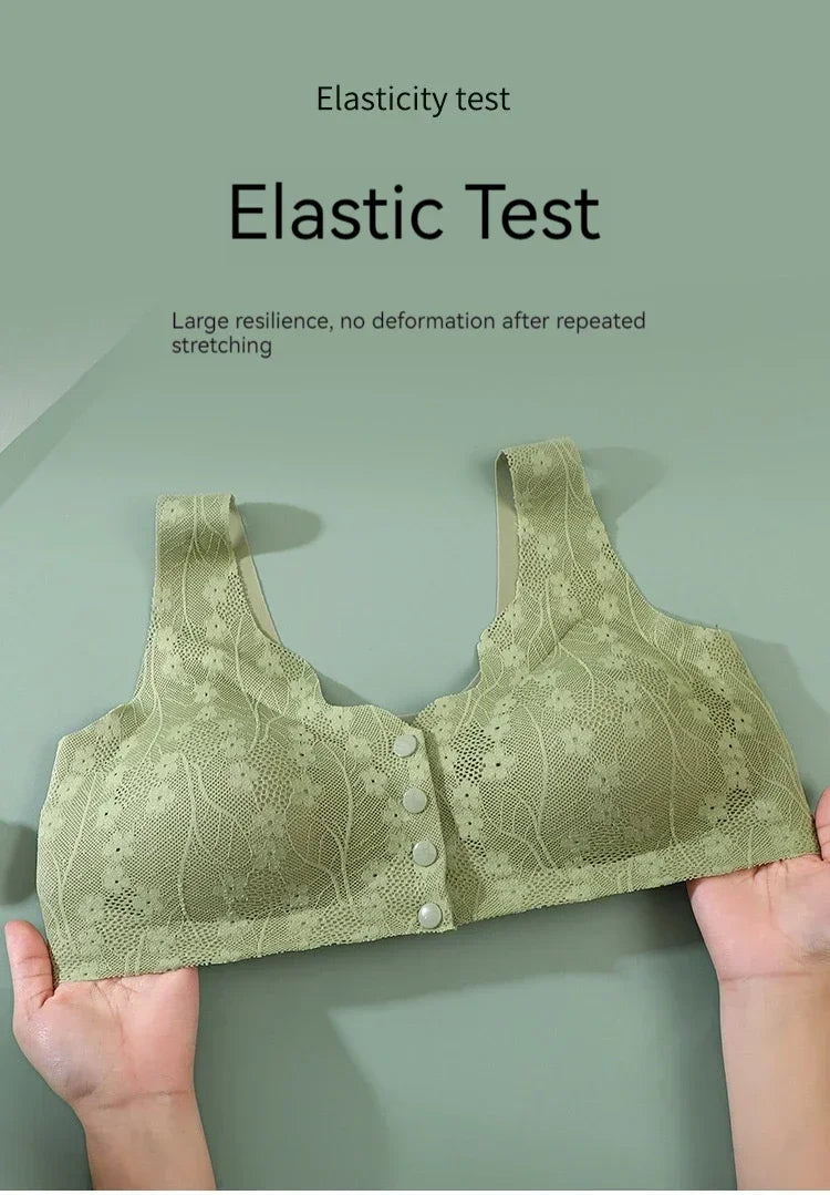 INTIMO SECRETS Women’s Lace Push-Up Bra – Seamless Cordless Active Corset