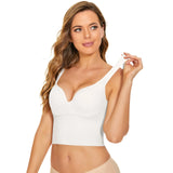 INTIMO SECRETS Women’s High-Elastic Wireless Sports Bra – Plus Size Removable Pads Bralette