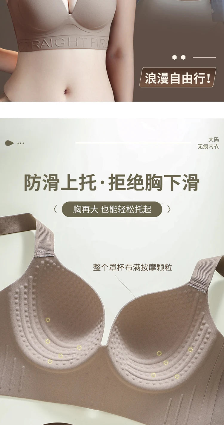 INTIMO SECRETS Adjustable Seamless Plus-Size Bra – Thin Beautiful Back