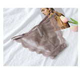 INTIMO SECRETS Adjustable Lace Thong - Sexy Transparent Half-Wrap T-Back