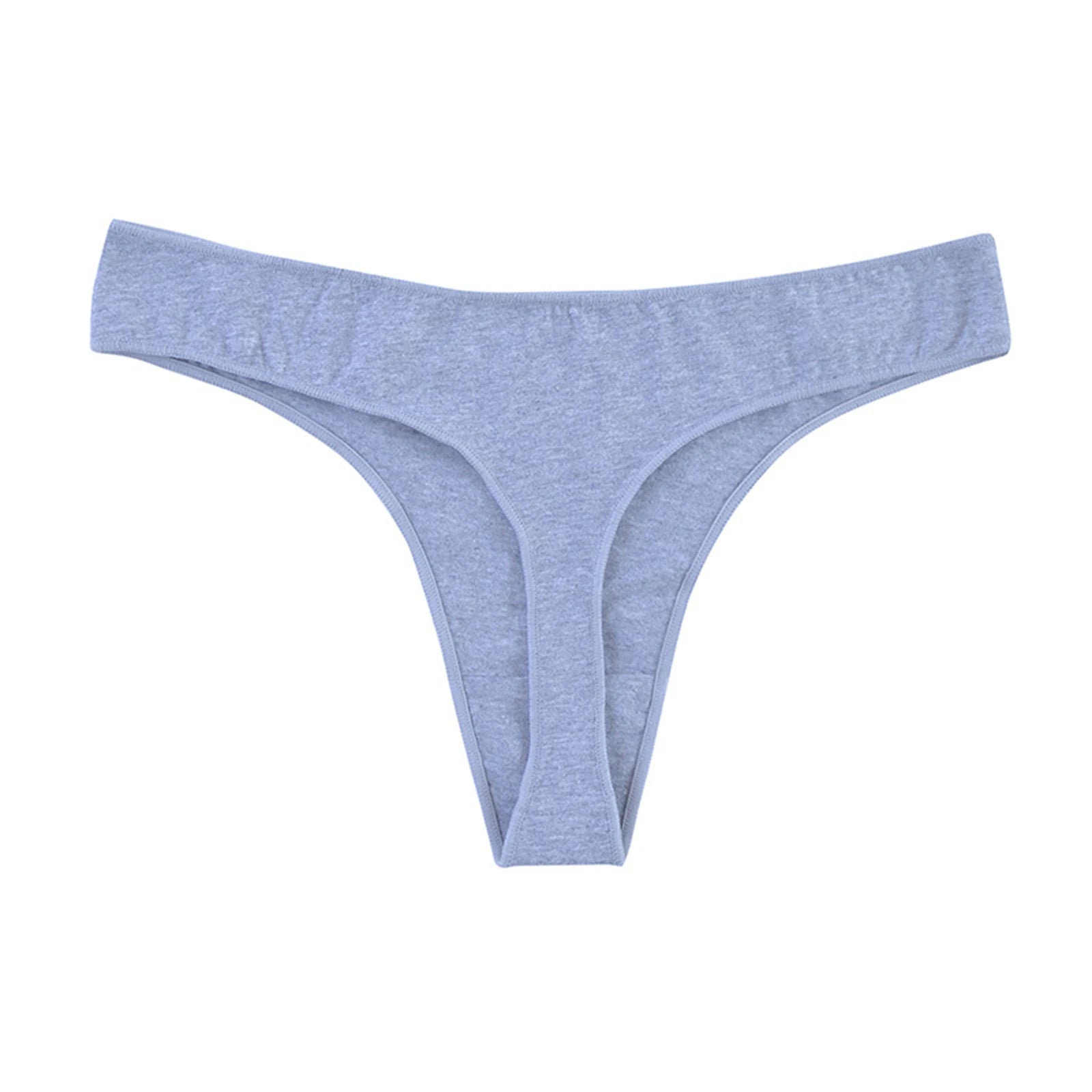INTIMO SECRETS Plus Size Mid-Waist Thong Panties