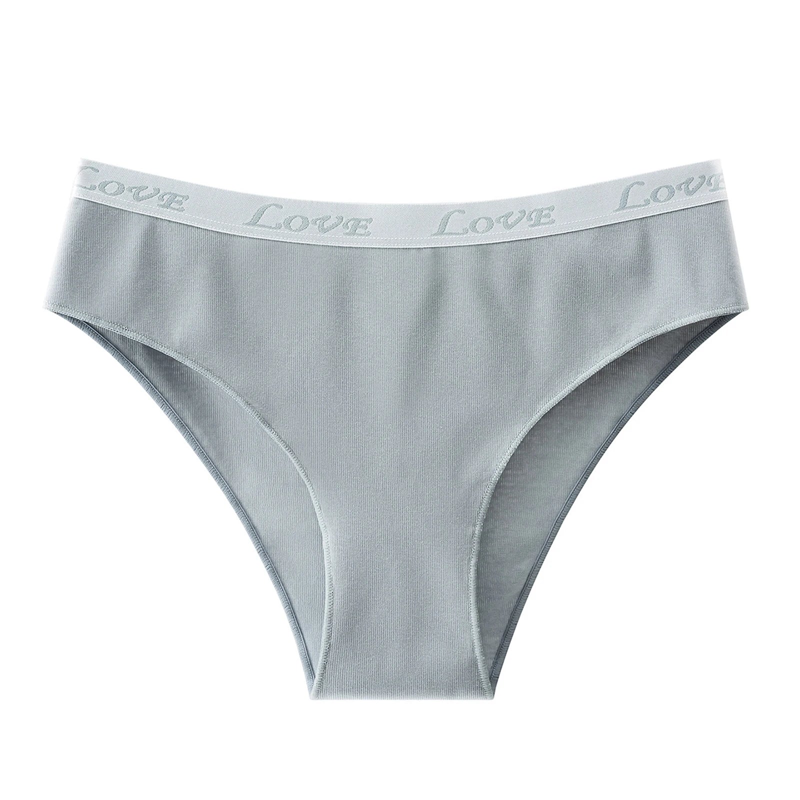 INTIMO SECRETS Plus Size Mid-Waist Thong Panties