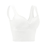 INTIMO SECRETS Women’s High-Elastic Wireless Sports Bra – Plus Size Removable Pads Bralette