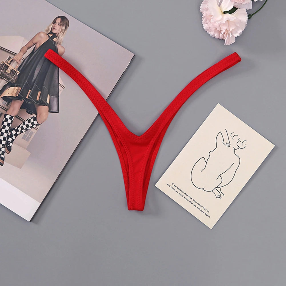 INTIMO SECRETS Women’s G-String Panties – Low Waist T-Back Thong