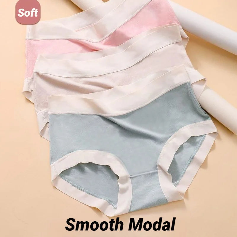 Women'S Modal Panties Seamless Underwear Cotton Breathable Female Underpants Girls Briefs Plus Size Sexy Intimates Lingerie
