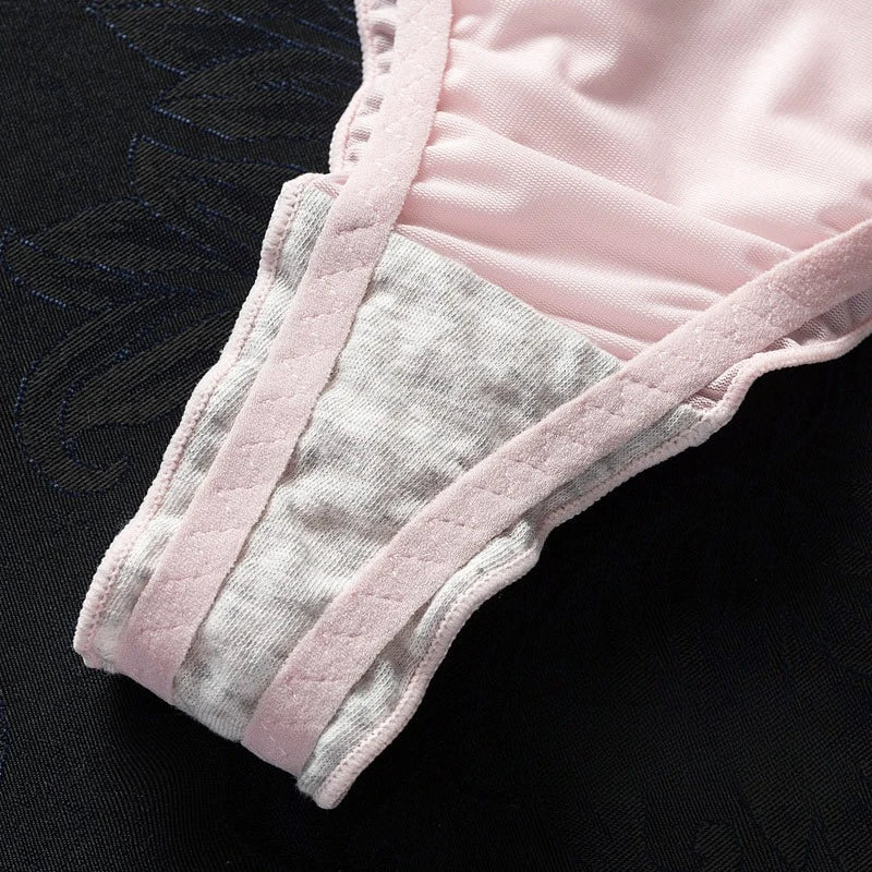 INTIMO SECRETS Women’s Ice Silk G-String – Ultra-Thin Seamless Low-Waist Thong