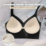 Invisible Push Up Bra Backless Sexy Women Bras Low Cut Plunge Brassiere Open Back Wedding Underwear Seamless Lingerie