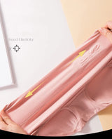 Plus Size M-5XL 4Pcs/Set High Waist Cotton Panties Women Body Shaper Underwear Soft Print Girls Briefs Slimming Female Lingerie