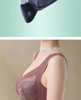 INTIMO SECRETS Wireless Lace Bra – Large Size Summer Bralette for Women