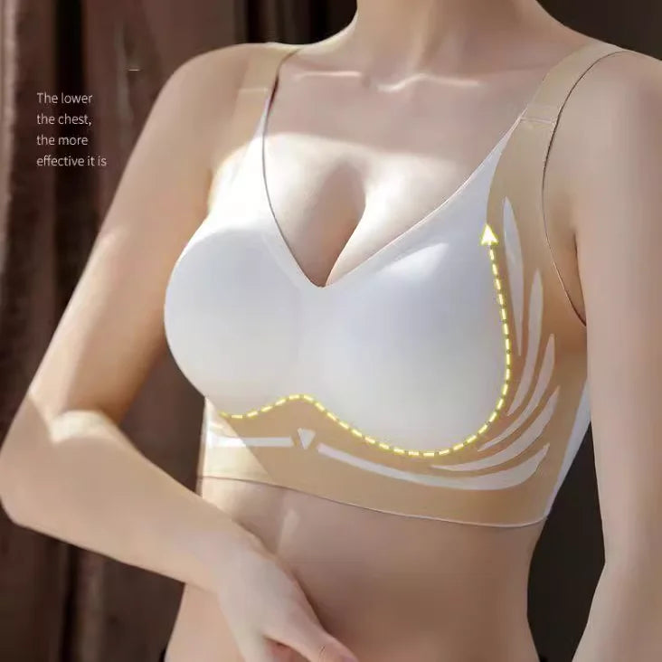 INTIMO SECRETS Plus Size Super Gather Push-Up Bra – Soft Seamless Support