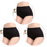 INTIMO SECRETS 3PCS High Waist Cotton Panties – Plus Size Women’s Lingerie