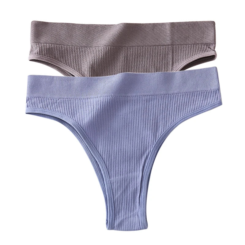 INTIMO SECRETS 2PCS Sexy Thongs – Seamless G-String Underwear for Women