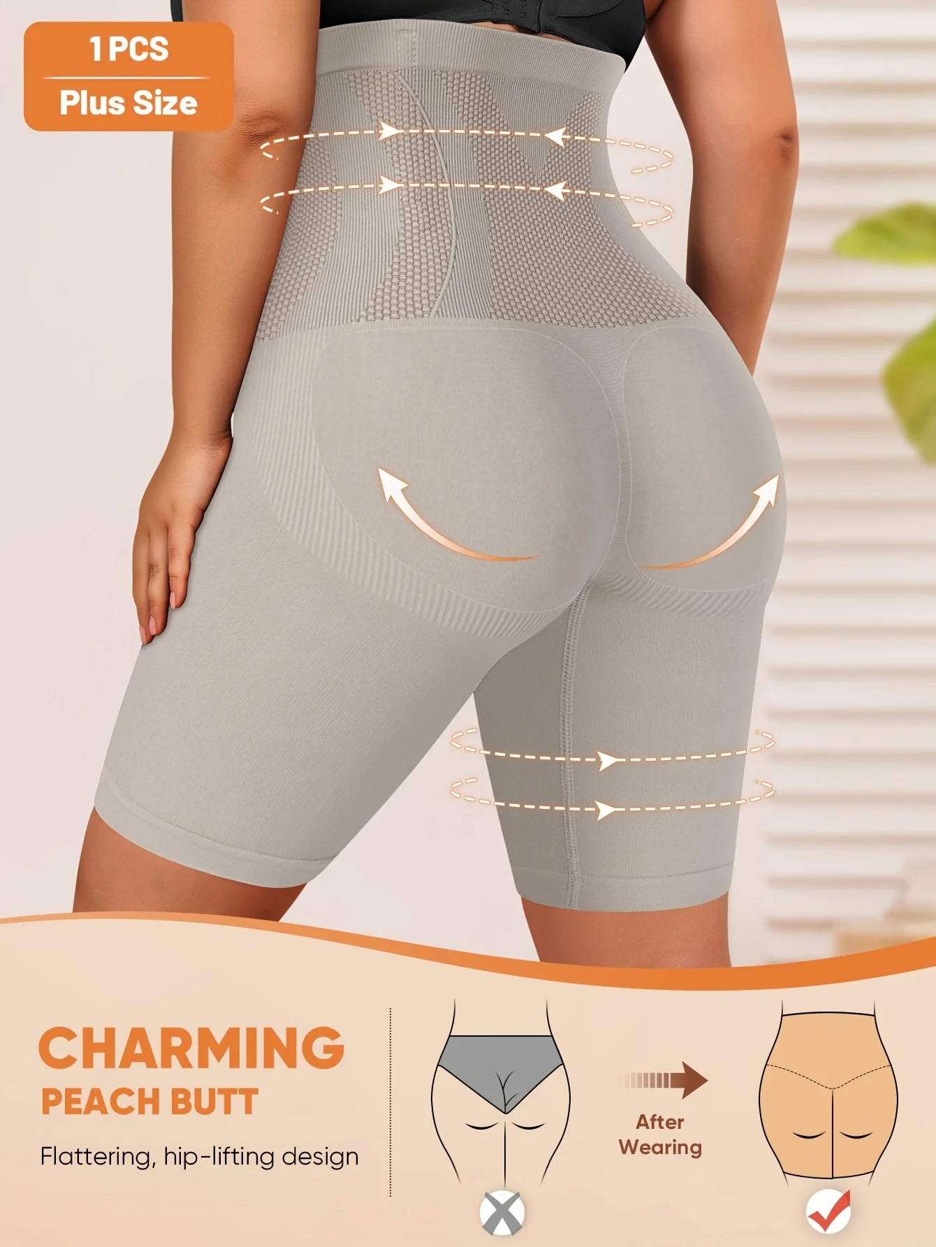 INTIMO SECRETS High-Waist Seamless Panties – Plus Size Women 5XL-11XL