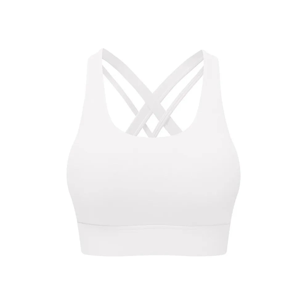 INTIMO SECRETS Women’s Seamless Sports Bra – Fixed Cup, Sweat-Absorbing Workout Top