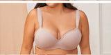 INTIMO SECRETS Plus Size Full Coverage Unlined Seamless Bra Wide Strap Wireless Push-Up